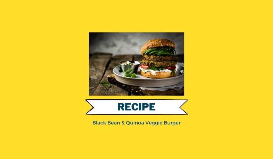Black Bean & Quinoa Veggie Burger